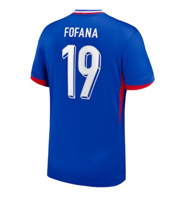 Frankrike Youssouf Fofana #19 Hemmatröja EM 2024 Kortärmad